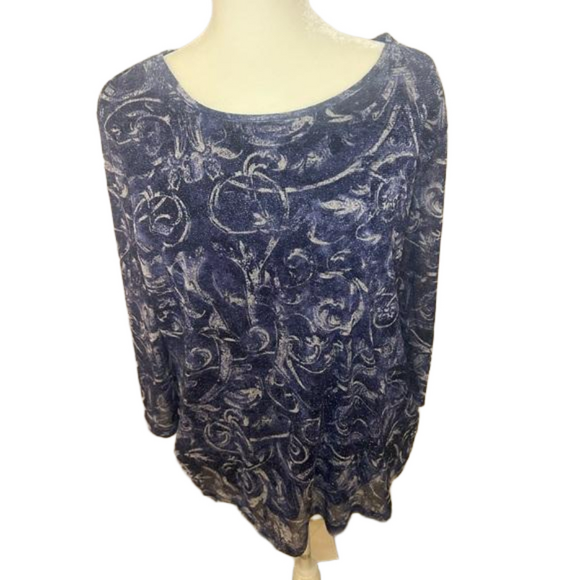 Chico's Tops - Chico’s Metallic Top